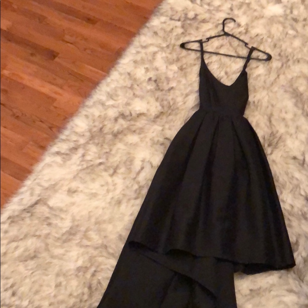 Black cocktail dress